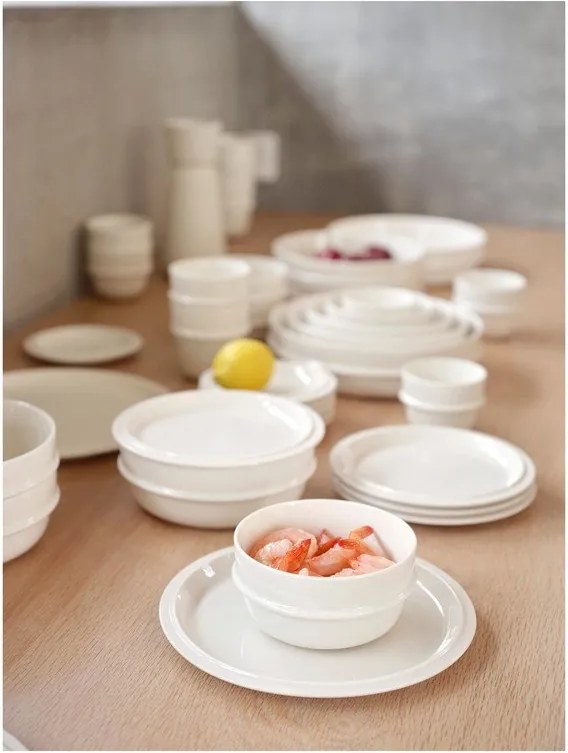 Farfurie crem pentru desert din porțelan ø 20 cm Eau – Zone