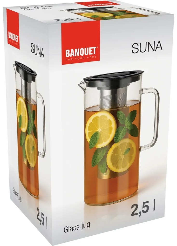Banquet Paharul de sticlă Suna 2,5 l