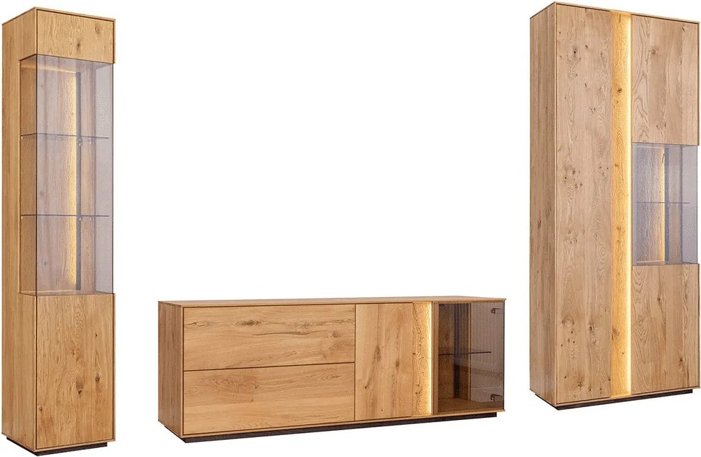 Set lemn masiv Living Aurora I Stejar