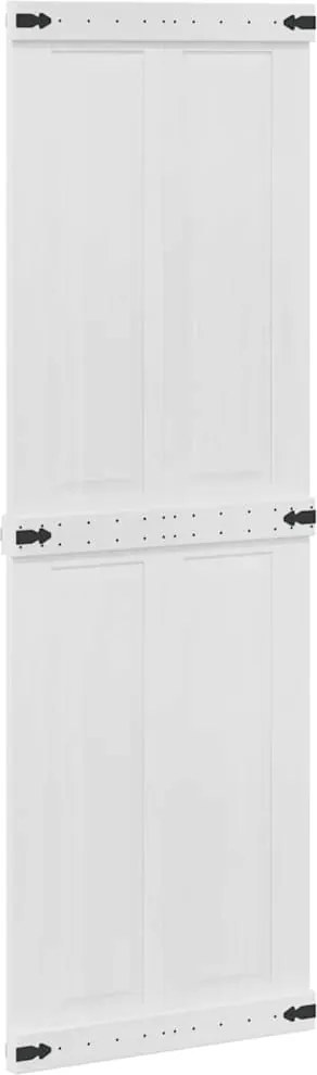 vidaXL Ușă Corona Alb 70 x 210 cm Lemn compozit