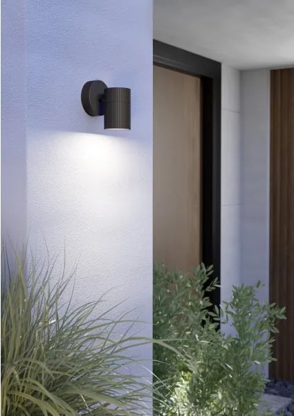 Eglo 902037 - Aplica de perete pentru exterior TOMELLOSO, 1x GU10/28W/230V, IP44, negru