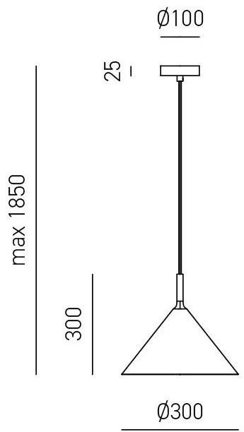 Pendul, Lustra din aluminiu BARBIE alb, negru, alama sau cupru
