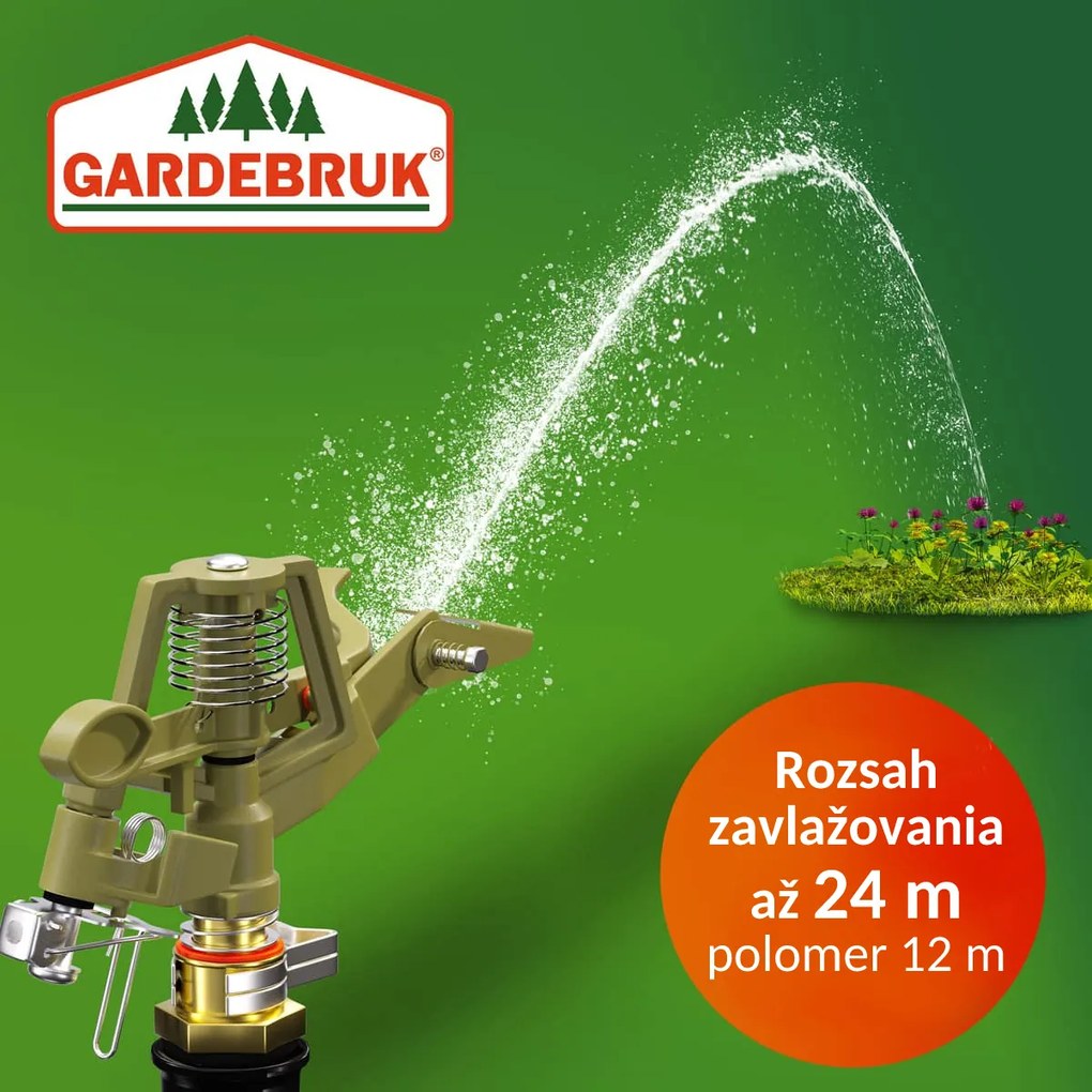 Aspersor pentru gazon SVEN cu suport telescopic 30-360° Gardebruk