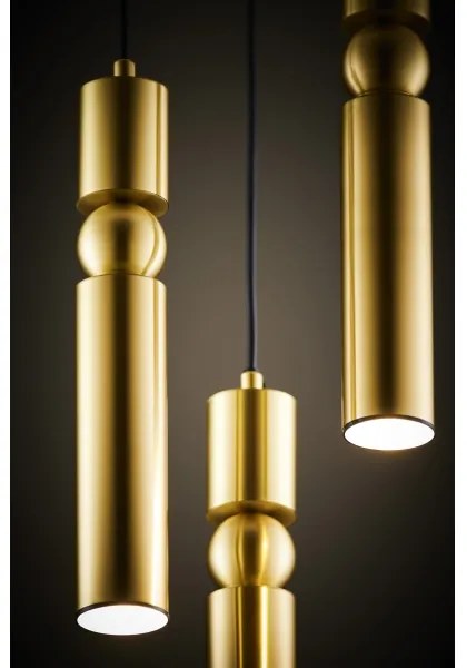 Lustră pe cablu Jupiter 2019 ALAS 3xGU10/10W/230V auriu