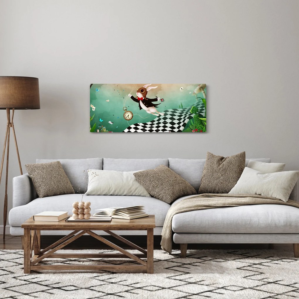 Tablou - Iepuraș fantezie (120x50 cm)