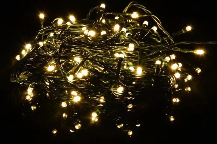 Lanț LED de Crăciun - 30 m, 300 LED, alb cald