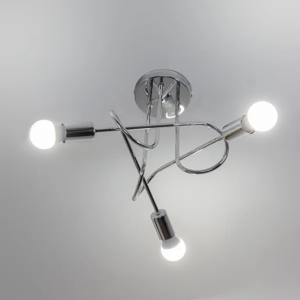 Lustră aplicată OXFORD 3xE27/15W/230V crom lucios