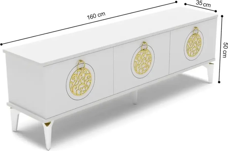 Comoda televizor Lorena, 160 cm, 25079