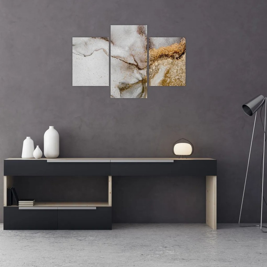 Tablou - Cerneală de marmură (90x60 cm)