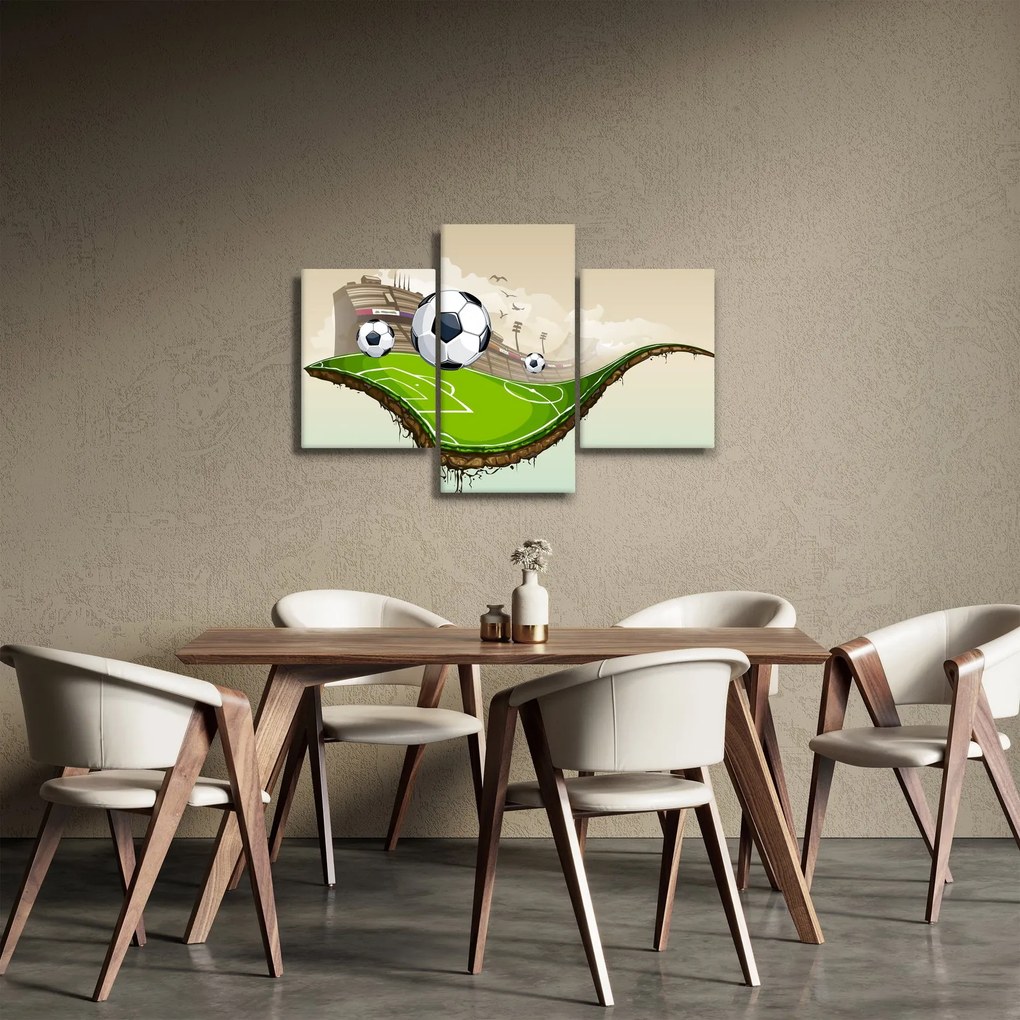 Tablou - Teren de fotbal (90x60 cm)