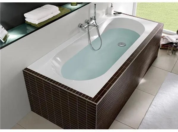 Cada pentru inzidire Villeroy & Boch, Oberon, 170 x 75 cm, alb alpin