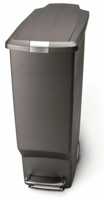 Cos pedala ingust 40 l, plastic gri, gri