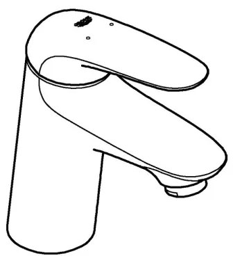 GROHE 23715003 - Baterie pentru lavoar EUROSTYLE, mărimea S, crom lucios