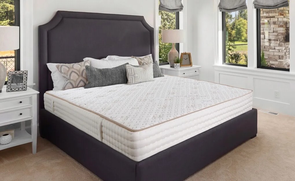 Saltea Premium Organic Cotton Pocket Memory 7 Zone de Confort 200x200 cm, H 26 cm