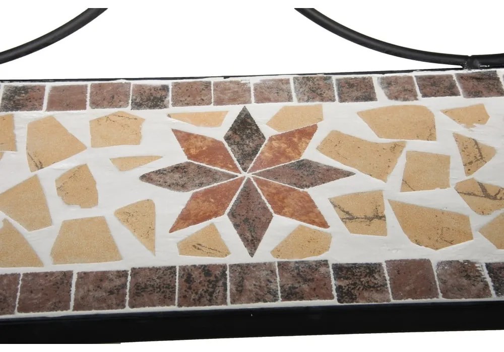 Cuier de perete negru cu raft din metal 42 cm Almeria – Garden Pleasure