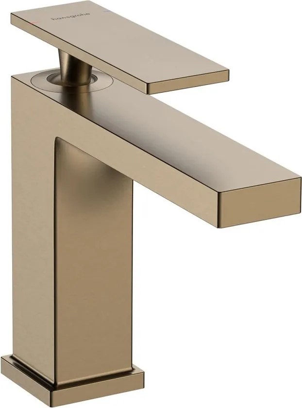 Baterie lavoar Hansgrohe Tecturis E 110 EcoSmart+ ventil Pop-Up bronz periat