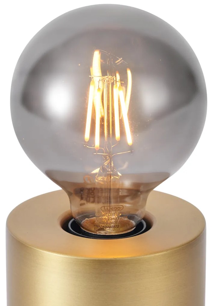 Lampă de masă modernă alamă 13cm - Cylinder