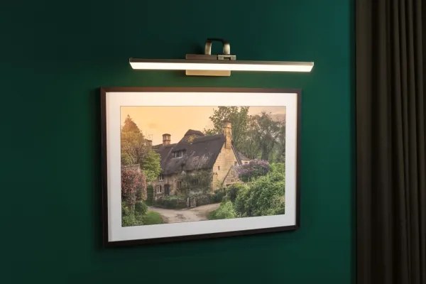 Paulmann 95570 - Lampă LED pentru tablouri RENAN, 11W, 230V, 60 cm, alamă