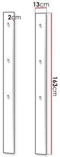 Set 2 cuier perete Semplo SM 05 (Gri) . 1105881