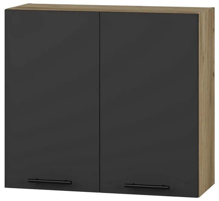 Dulap superior Vento G-80/72, stejar kraft / antracit