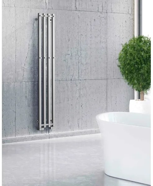 P.M.H. PX2C/4 - Radiator de baie tip scară PLUTO X, 350 W, 150 cm, crom lucios