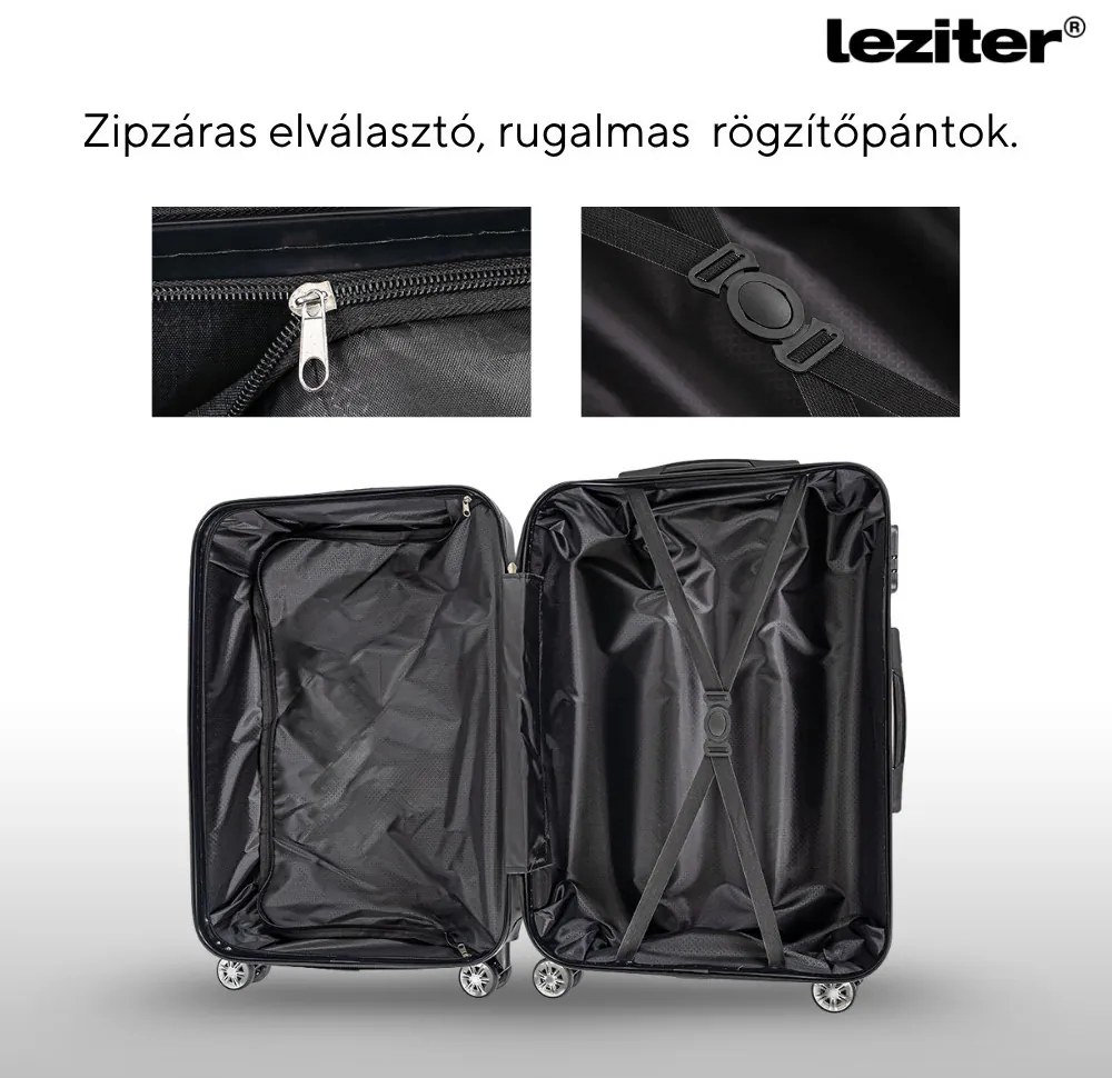 TraveLux Pro XV gurulós bőrönd szett szürke