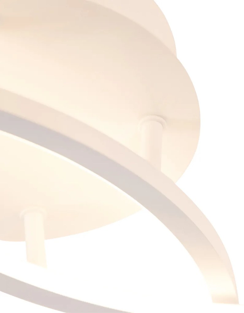 Plafoniera albă 78 cm cu LED inclus 3 trepte de diminuare - Rowin