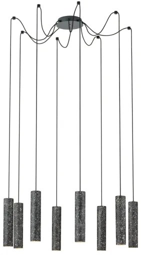 Lustră LED pe cablu MENTALONA 8xGU10/4,5W/230V Eglo 39824