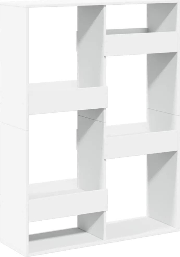 vidaXL Separator de cameră, alb, 100x33x135 cm, lemn prelucrat