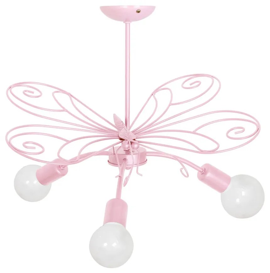 Lustra Plafon MOTYL Milagro Modern, E27, Roz, MLP3933, Polonia