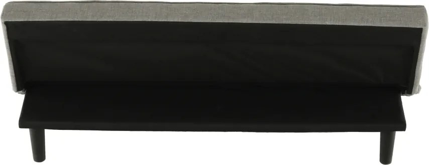Canapea extensibilă, gri/negru, ZELDA NEW