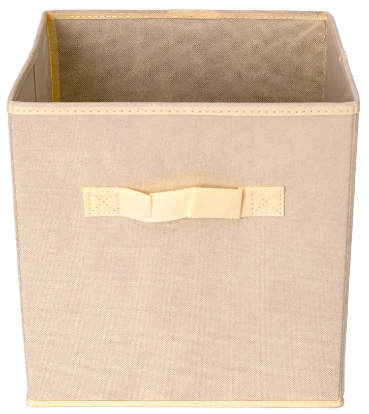 Cutie depozitare, Flex CreamBox, UnicUtil, 28 x 28 x 28 cm, Crem, UUORG13