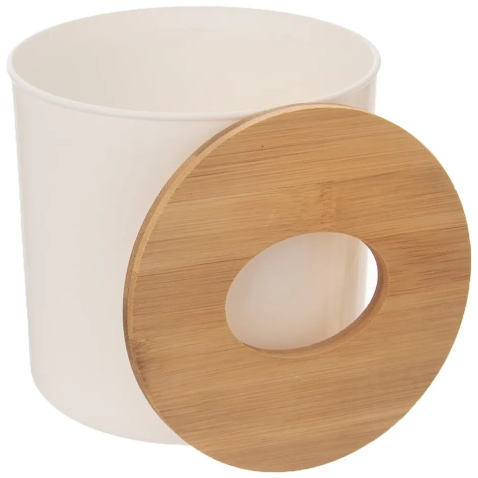 Coș de gunoi alb pentru birou din plastic 1,6 l Whitney – Orion