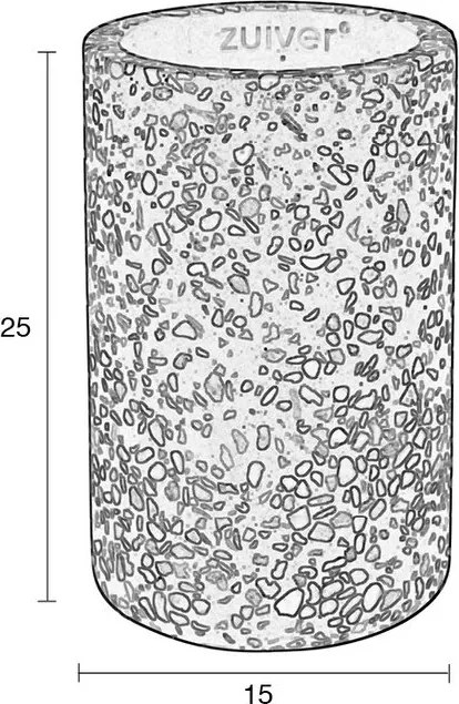 Vază bej Fajen – Zuiver