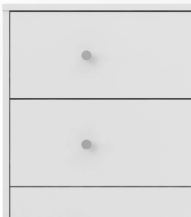 Comodă albă 72x108x30 cm May – Tvilum