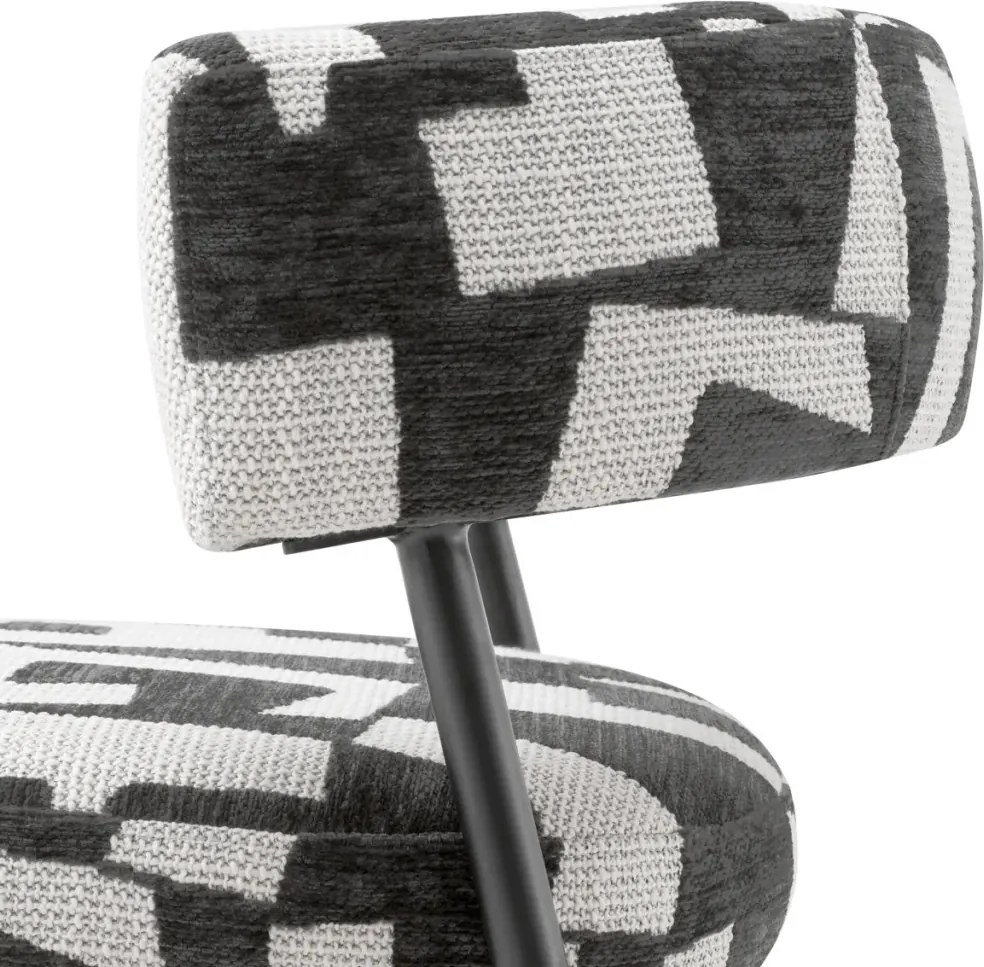 Scaun bar design LUX Bar Stool Folsom, Brooklyn black