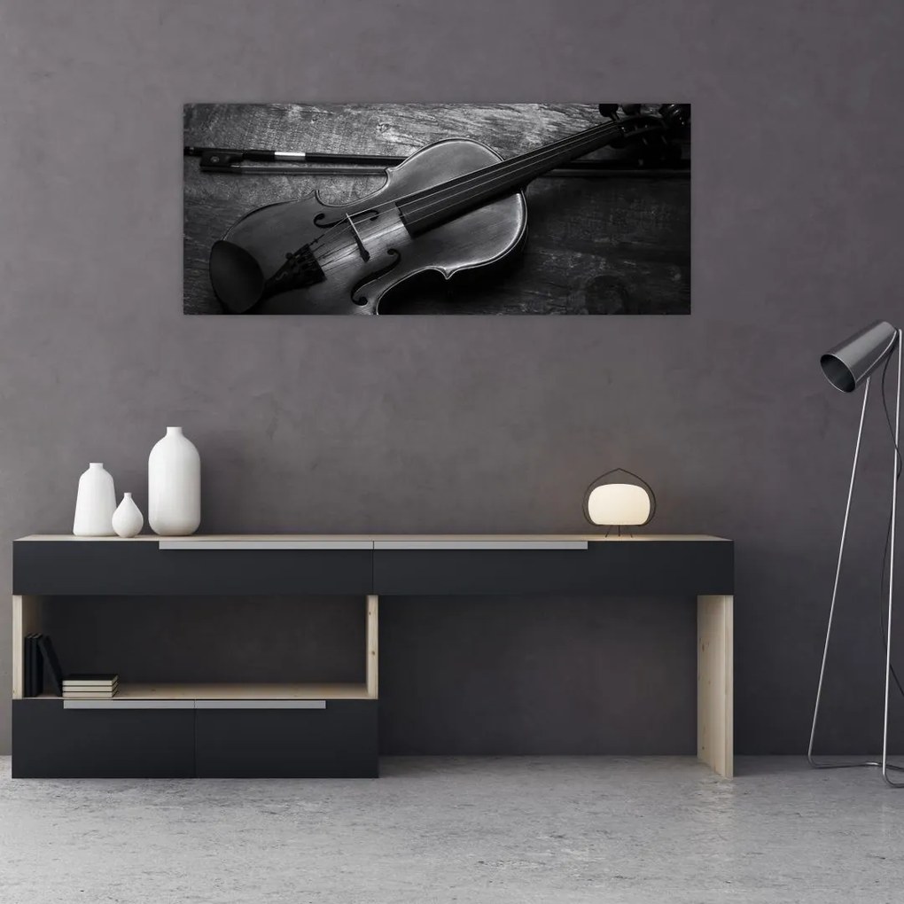 Tablou - Violete (120x50 cm)