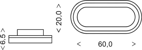 Brilagi - Corp de iluminat LED dimabil TRIVARO LED/85W/230V 3000-6000K 20x60 cm + telecomandă