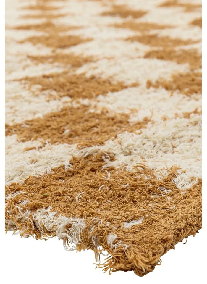 Covor bej/chihlimbar din bumbac 140x200 cm Chola – Bloomingville