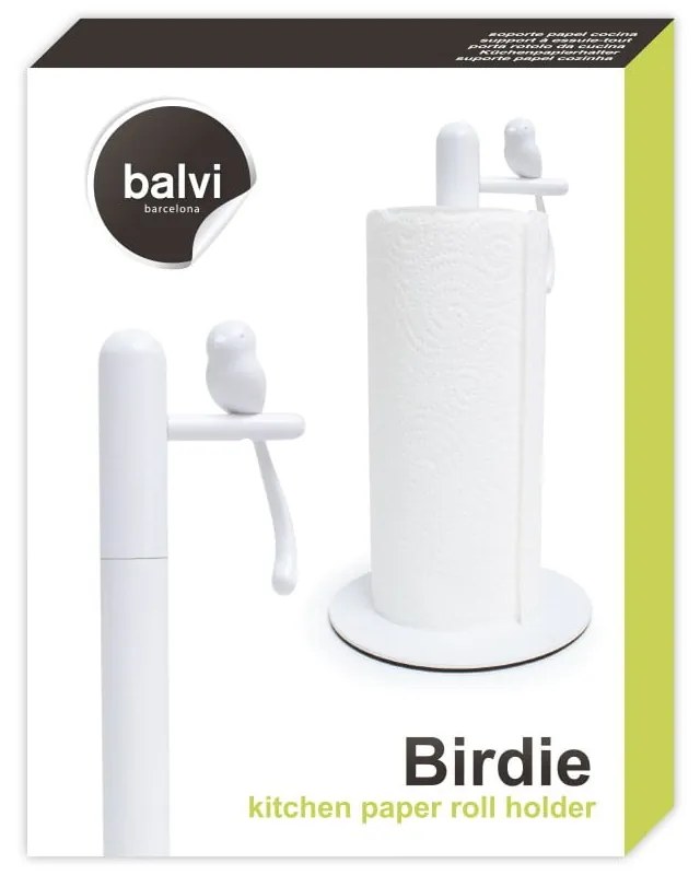 Suport de prosoape de bucătărie alb ø 16 cm Birdie – Balvi