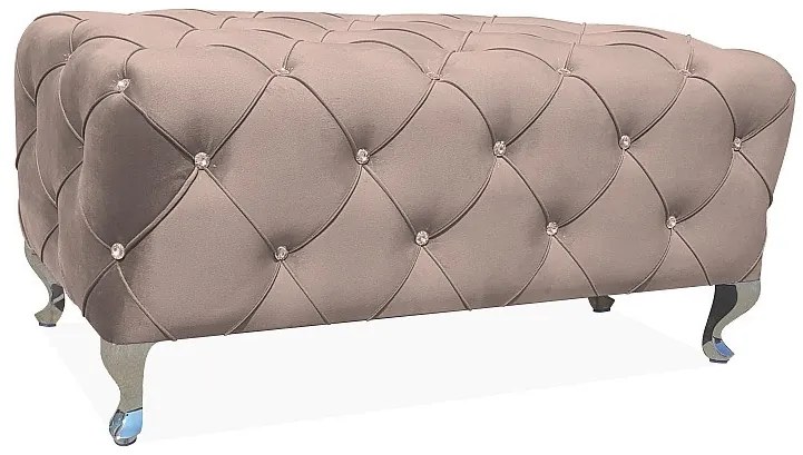 Taburet Hestia velvet bej Blu28