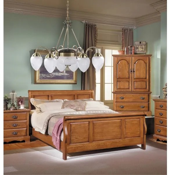 Rabalux 8636 - Lustra cu lant ANNABELLA 6xE14/40W+2xE27/60W