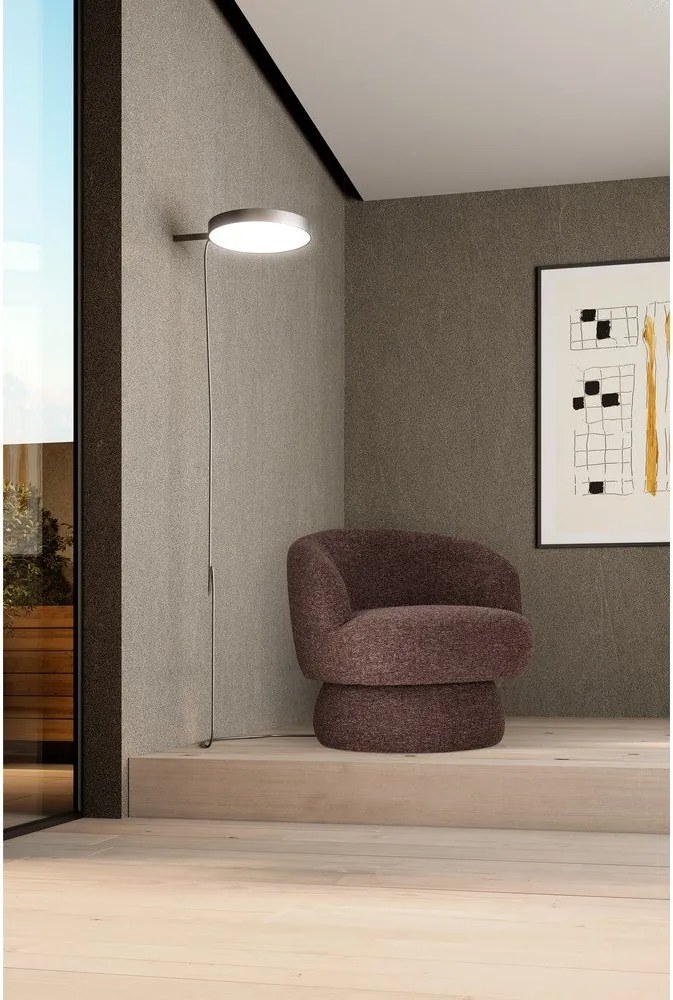 Fotoliu mov/maro pivotant Dali – MOME