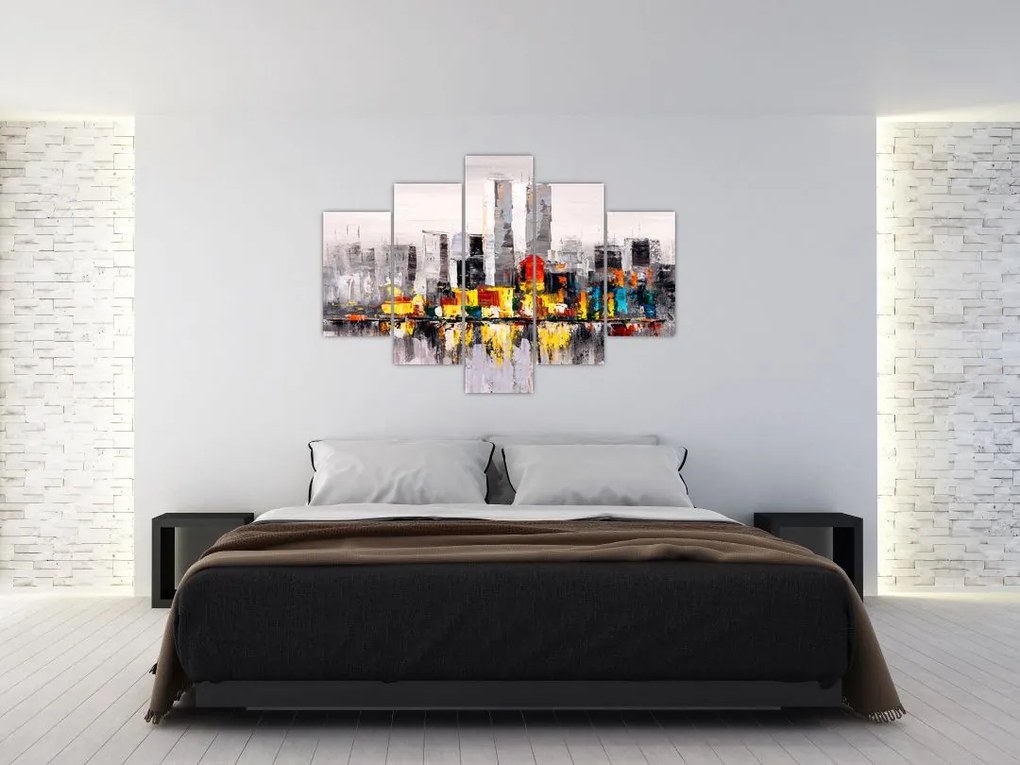 Tablou -Pictura orașului (150x105 cm)