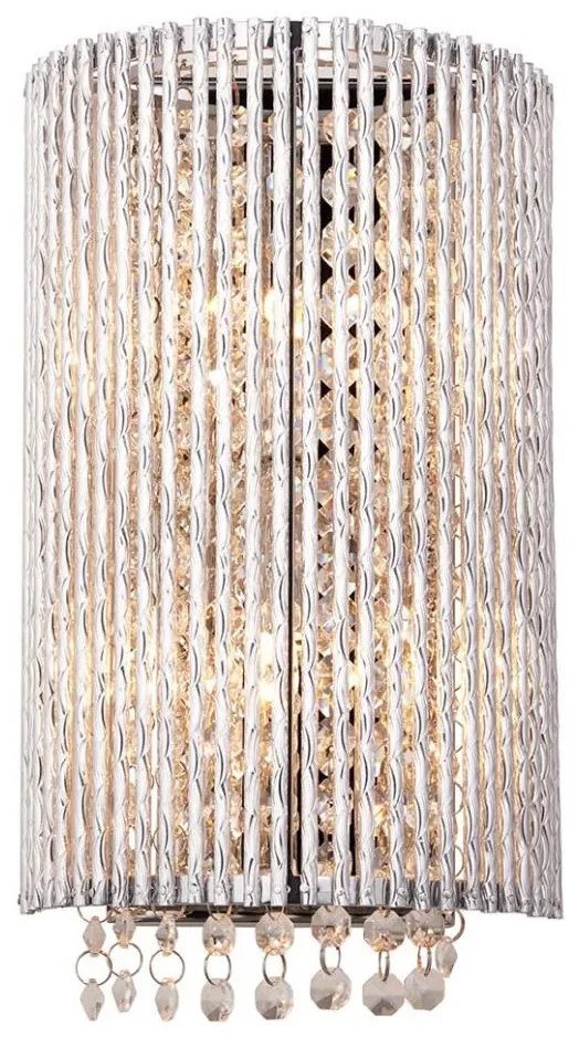 Aplică de cristal Endon 81978 GALINA 2xG9/25W/230V crom lucios