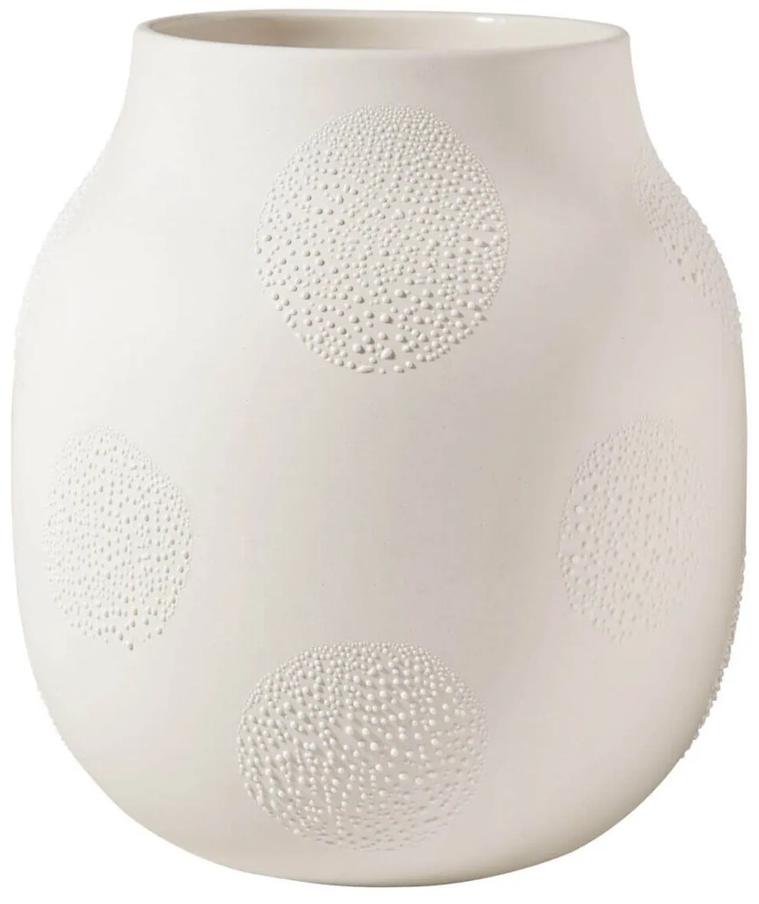 Vaza din ceramica crem PEARL, medie