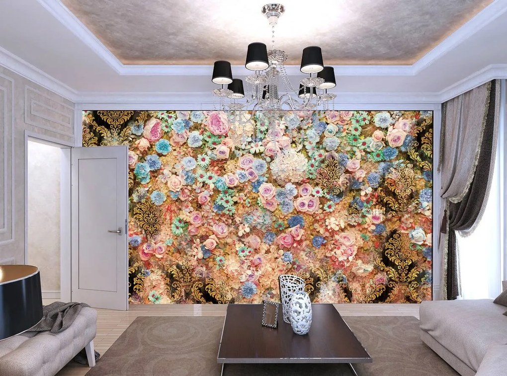 Fototapet - Flori colorate (152,5x104 cm)