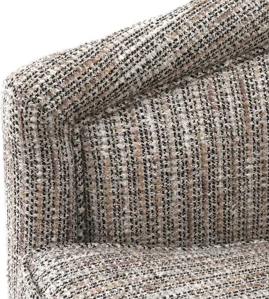 Fotoliu rotativ design lux Catene, bej 115299 HZ