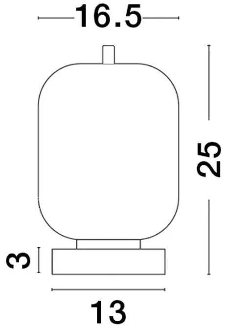 Veioza/Lampa de masa design decorativ LATO