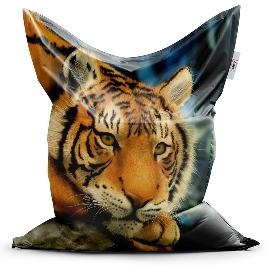 Sac de șezut Classic tigru - pentru copii, portocaliu / negru